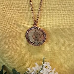 unknown Jewelry - Bicentennial Coin Necklace 1776-1976 unknown Jewelry - Bicentennial Coin Necklace 1776-1976